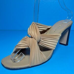 Trina Turk Womens Meadows Mule Sandal in Nude Neutral 8M